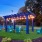 outdoor gazebo at dusk